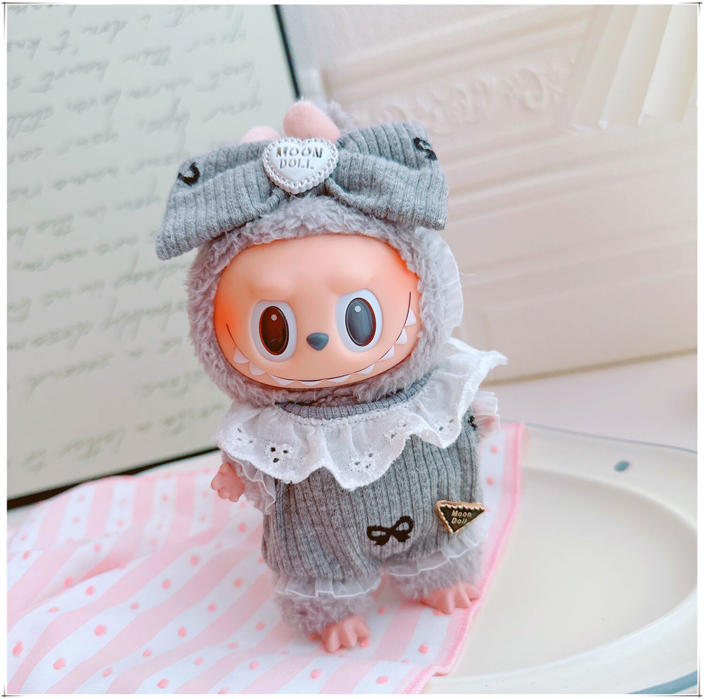 Labubu 4inch bag charm clothes outfits - 1004031