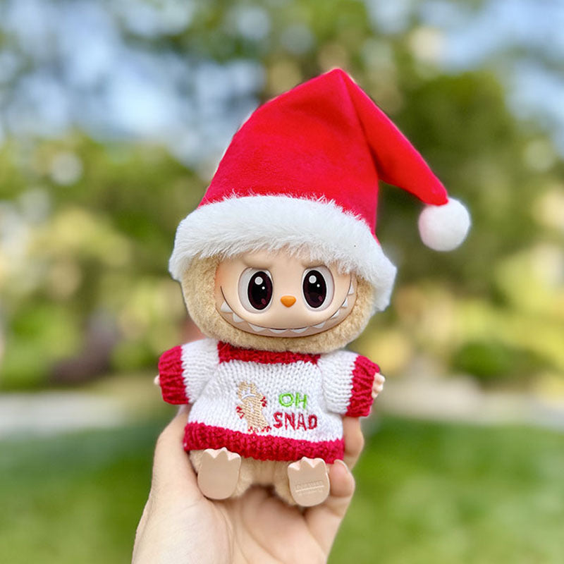 4inch bag charm cute custom clothes outfits - Christmas set - 010107