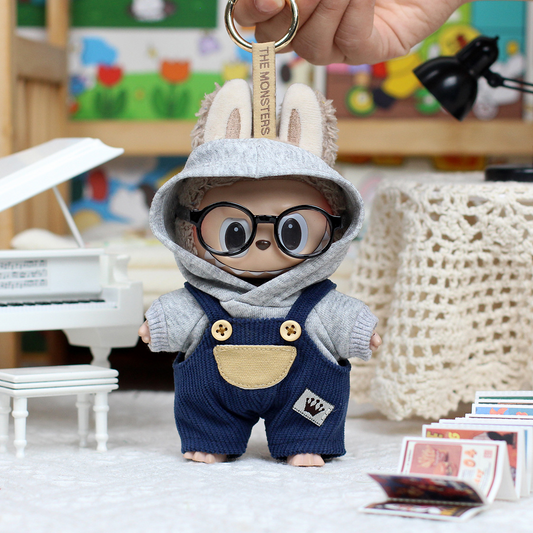 Labubu 4inch bag charm clothes outfits - TZ36