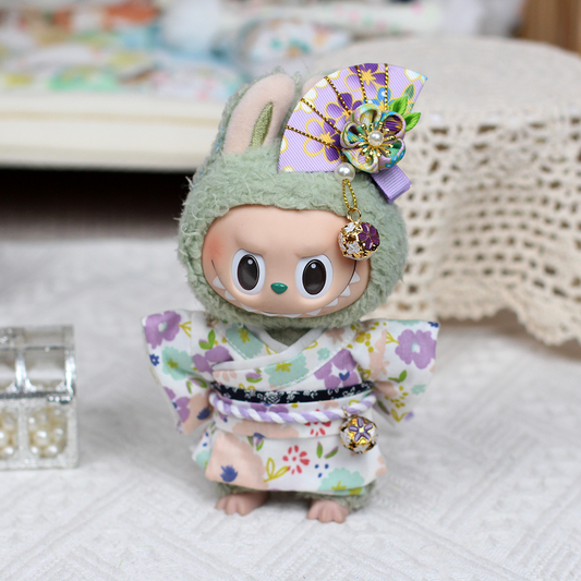 Labubu 4inch bag charm clothes outfits - TZ38