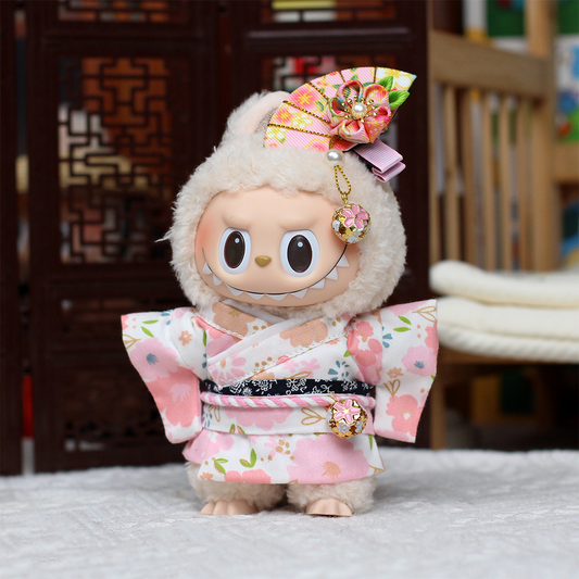 Labubu 4inch bag charm clothes outfits - TZ39