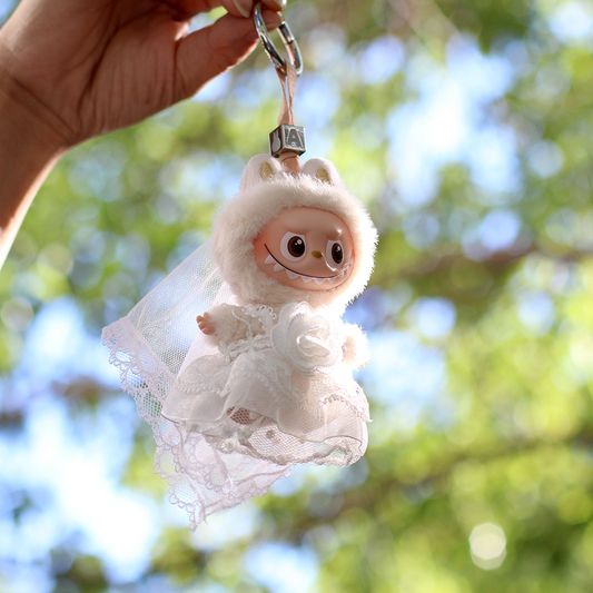 Labubu 3inch bag charm clothes outfits - TZ50
