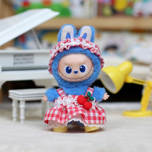 Labubu 3inch bag charm clothes outfits - TZ58