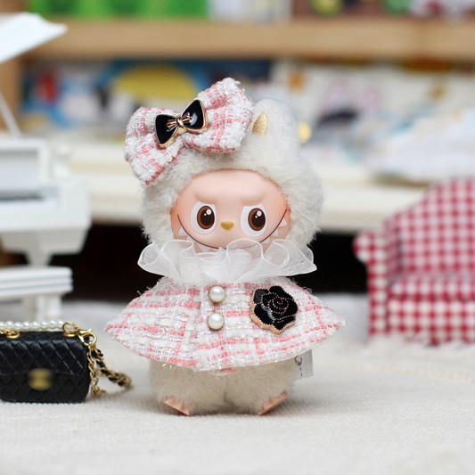 Labubu 3inch bag charm clothes outfits - TZ60