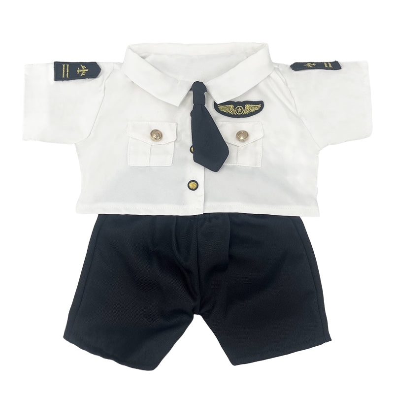 Large Bartholomew Bear clothes outfits - Captain Pilot Uniform