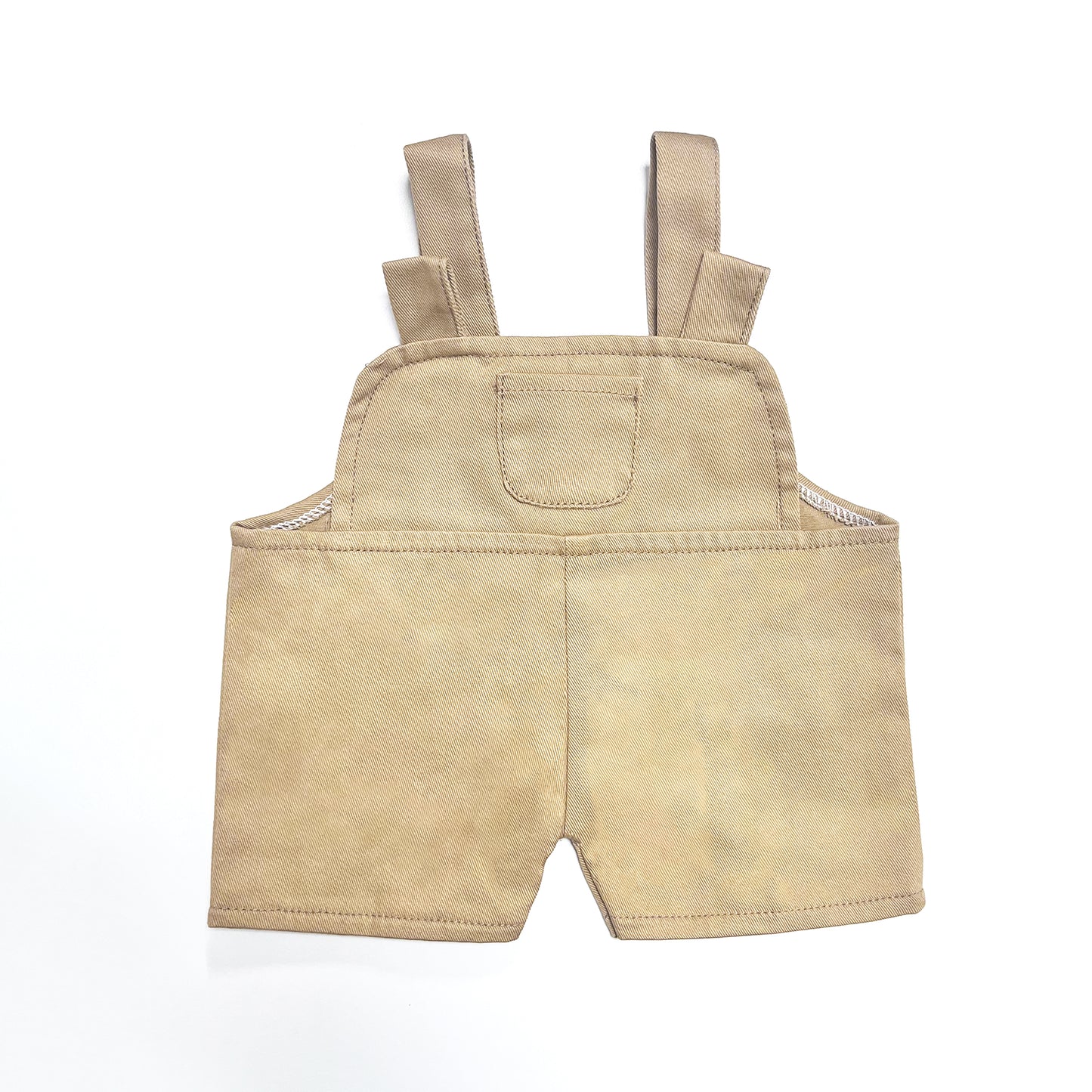 Large Bartholomew Bear clothes outfits - Brown Overalls