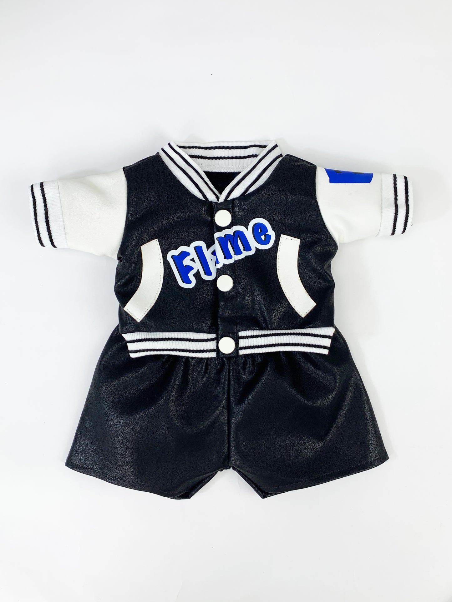 Large Bartholomew Bear clothes outfits - Cool Leather Jacket