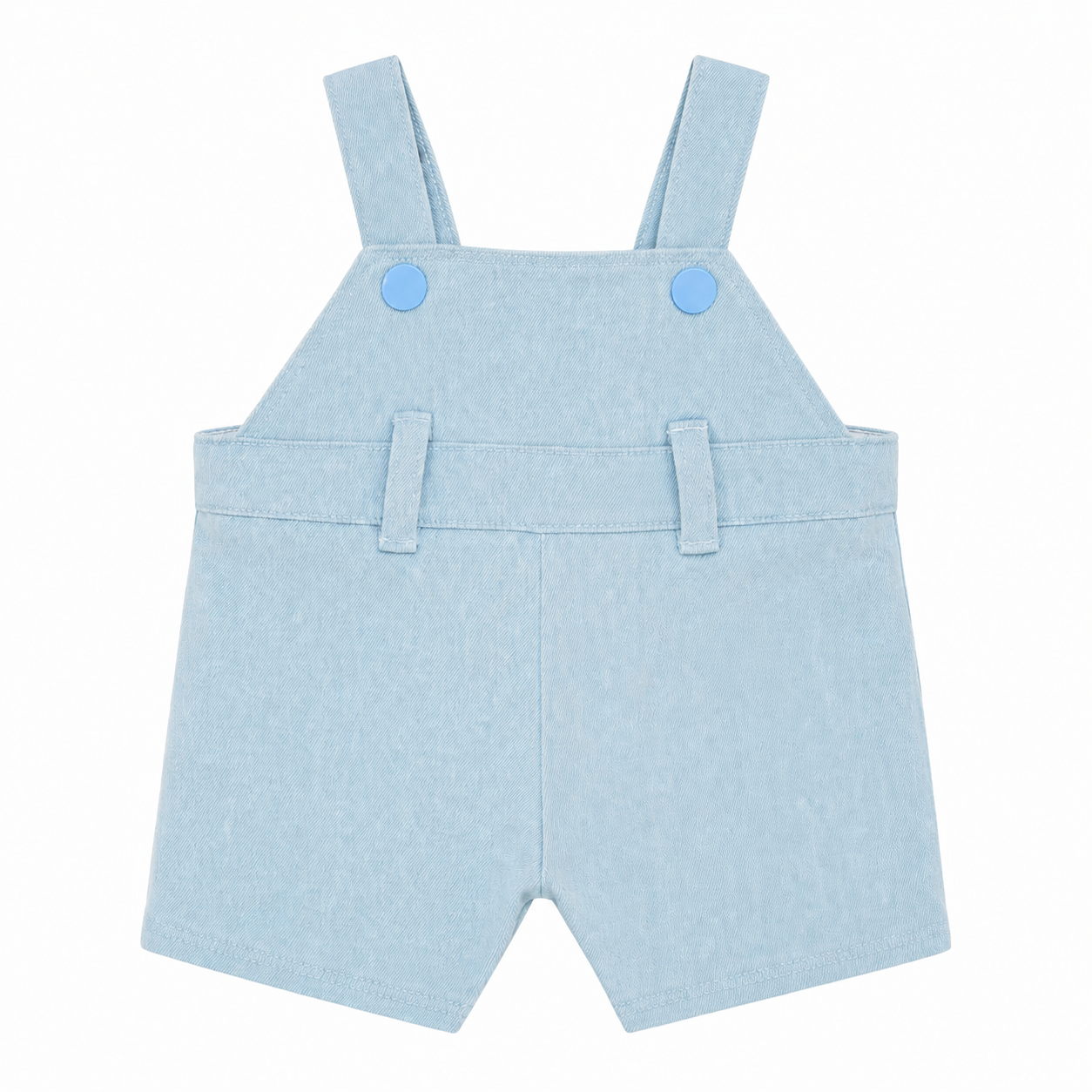 Medium/Large Bartholomew Bear & 12"/16" Plush Clothes Outfit - Light Blue Overalls