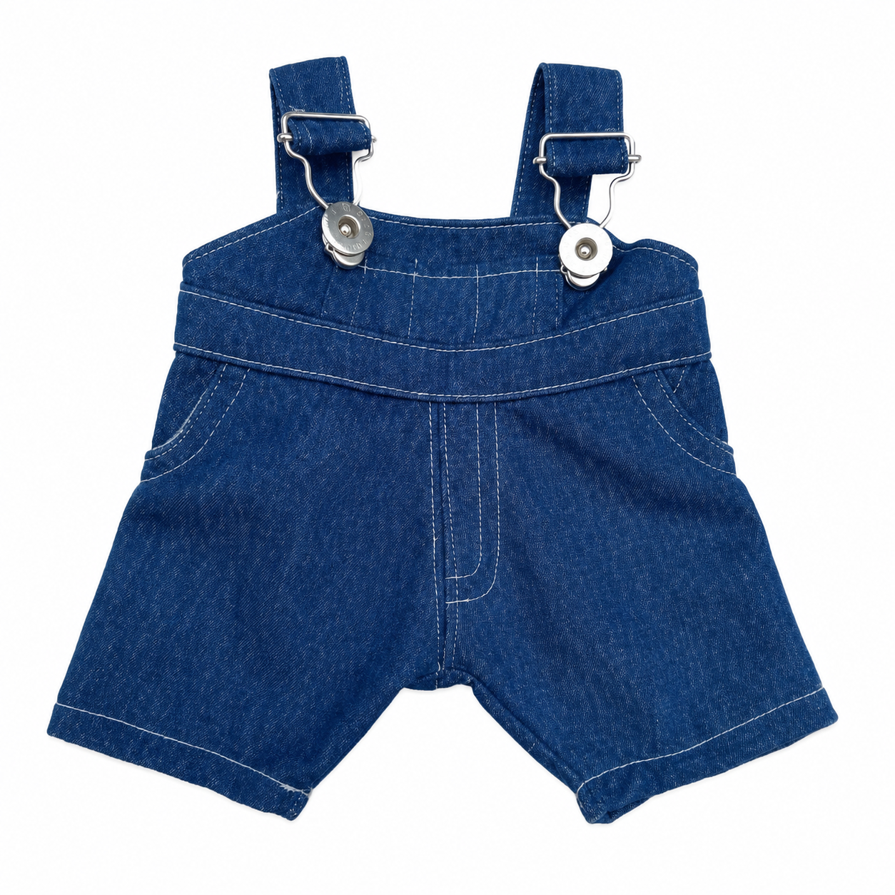 Medium Bartholomew bear & 12" Plush clothes outfits - Denim Overalls