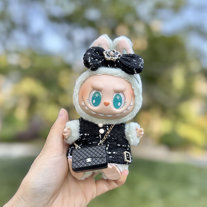 4inch bag charm cute custom clothes outfits - Elegant dress with bag - LBB044/LBB045/LBB46