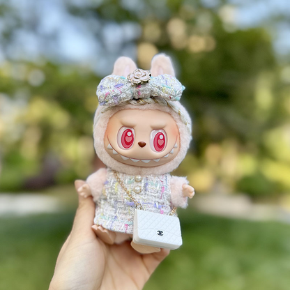 4inch bag charm cute custom clothes outfits - Elegant dress with bag - LBB044/LBB045/LBB46