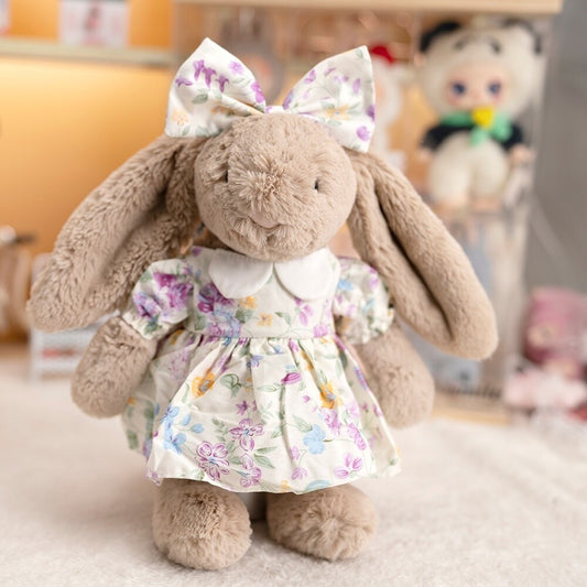 Bartholomew Bear/Bashful Bunny cute clothes outfits - Wisteria Bloom Dress