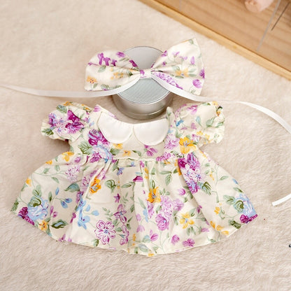 Bartholomew Bear/Bashful Bunny cute clothes outfits - Wisteria Bloom Dress