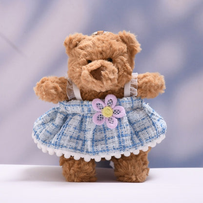 4inch bag charm cute custom clothes outfits - pink/blue/green dress - 021815/021816/021817