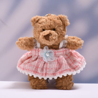 4inch bag charm cute custom clothes outfits - pink/blue/green dress - 021815/021816/021817