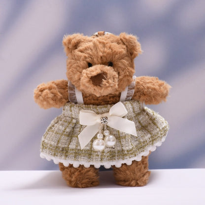 4inch bag charm cute custom clothes outfits - pink/blue/green dress - 021815/021816/021817