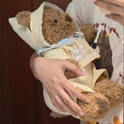 Bartholomew bear cute clothes outfits - Yellow Baby Sleepwear Set