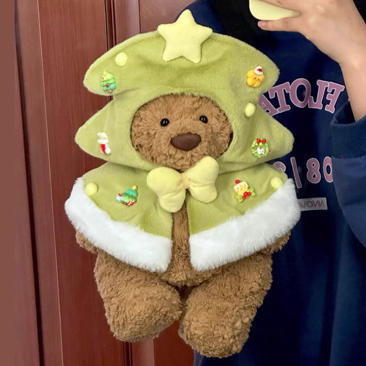 Bartholomew bear cute clothes outfits - Christmas Tree Cape with Carry Strap