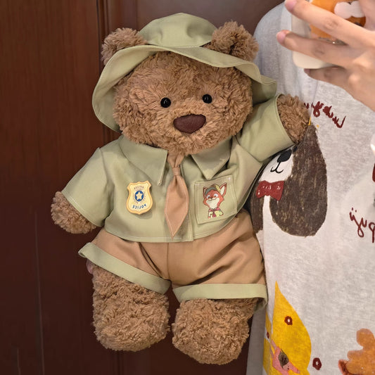 Bartholomew bear cute clothes outfits - Green Fox Outfit