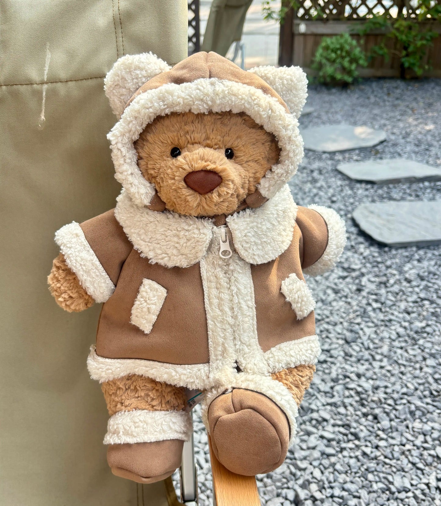 Bartholomew bear cute clothes outfits - Brown Bear Coat Set
