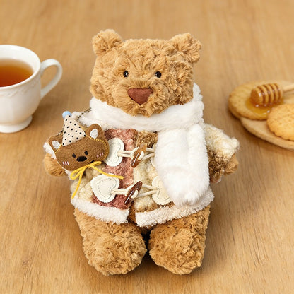 Bartholomew bear cute clothes outfits - Cozy Teddy Coat Set