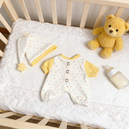 Bartholomew Bear/Yummy Bunny custom clothes outfits - Green/Yellow Cozy Pajama Set