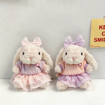 Bartholomew Bear/Yummy Bunny clothes outfits - Pink Purple Knit Sweater & Tulle Skirt