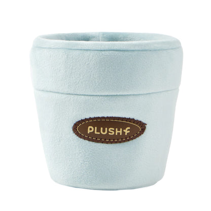 PlushWoods - Sky blue base flowerpot planter plush