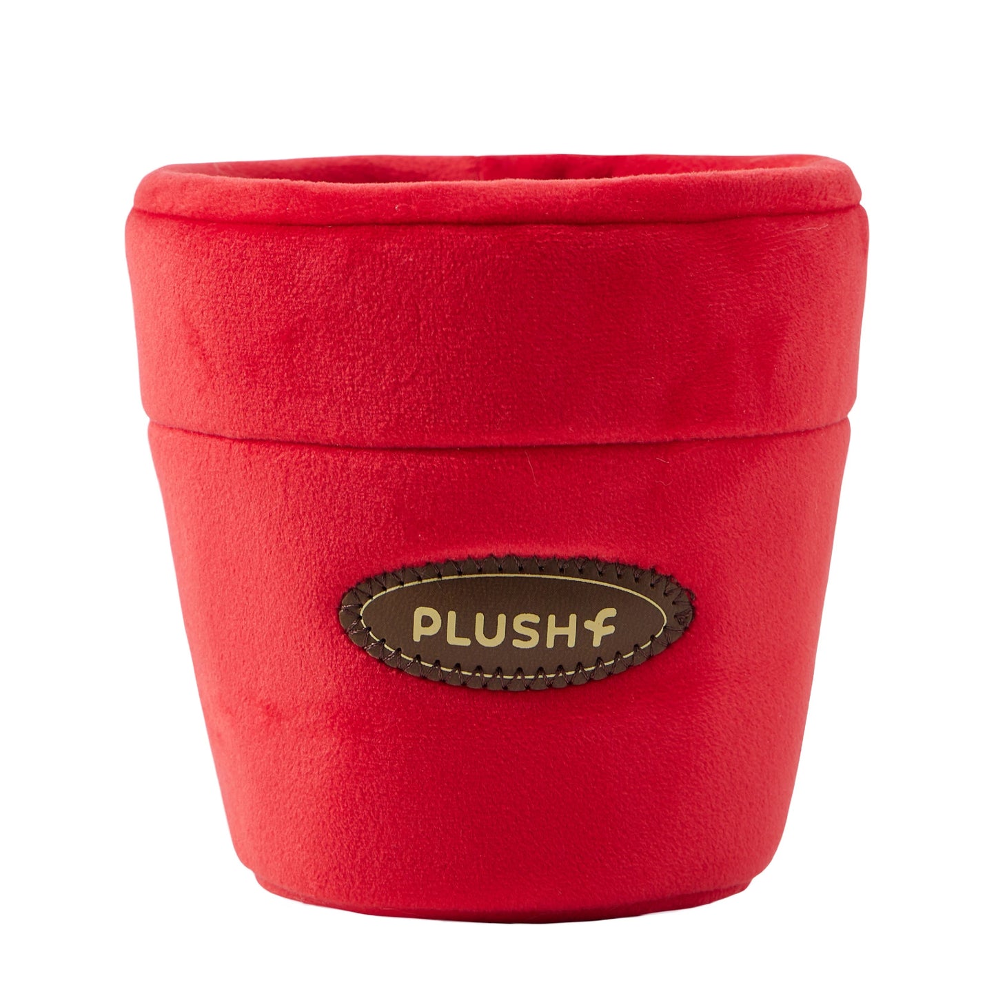PlushWoods - Red base flowerpot planter plush
