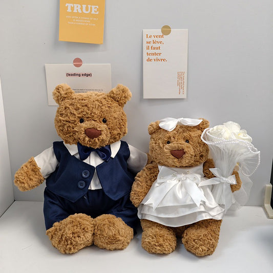 Bartholomew bear cute clothes outfits - Wedding Suit/Dress Set