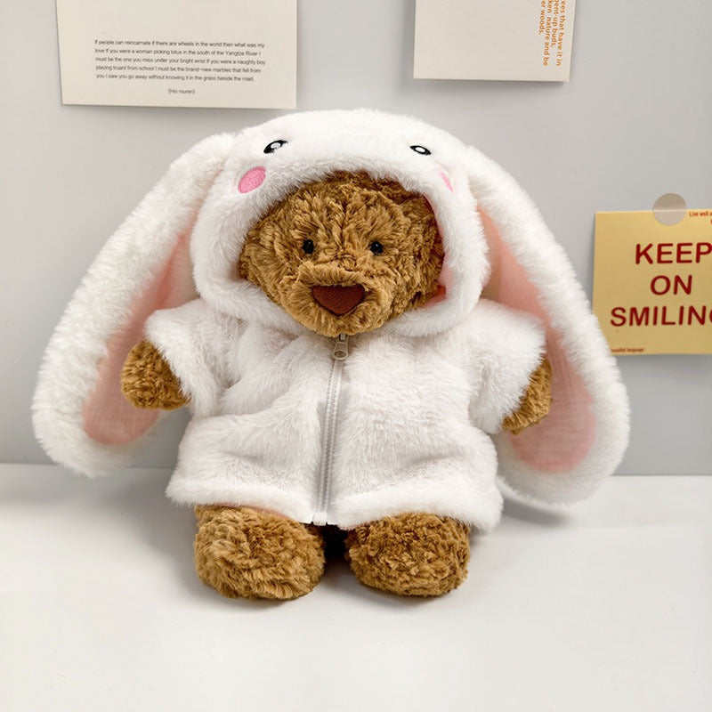 Medium Bartholomew bear clothes outfits - Fluffy Lop Bunny Coat