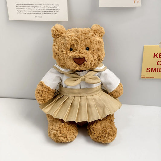 Medium Bartholomew bear clothes outfits - Ocean Breeze Dress (Khaki)