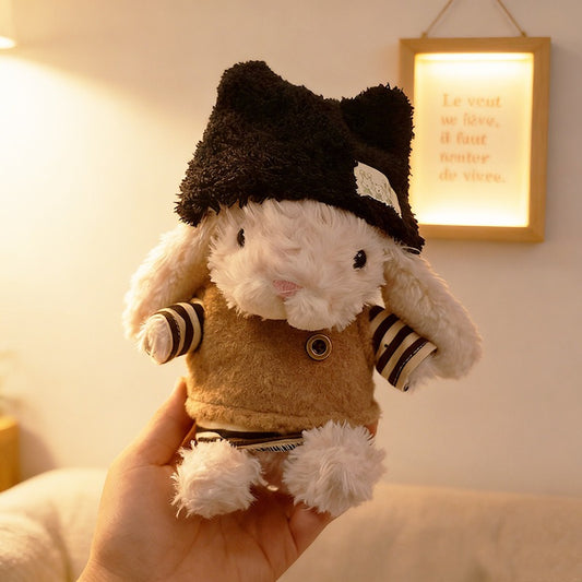 Yummy Bunny cute custom clothes outfits - Warm Fluffy Brown Stripe Outfit