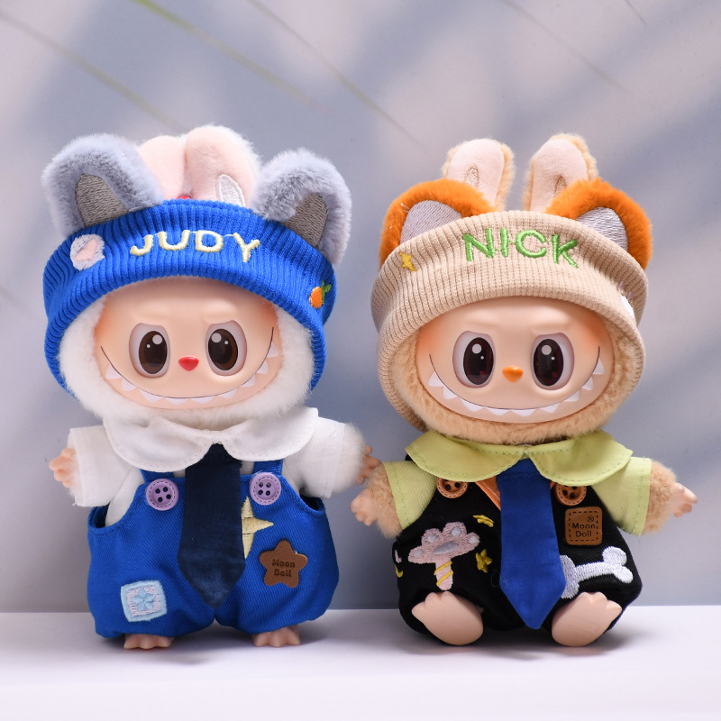 4inch bag charm cute custom clothes outfits - Judy Hopps & Nick Wilde - 053106/053107