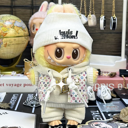 Labubu 4inch bag charm clothes outfits -MY08