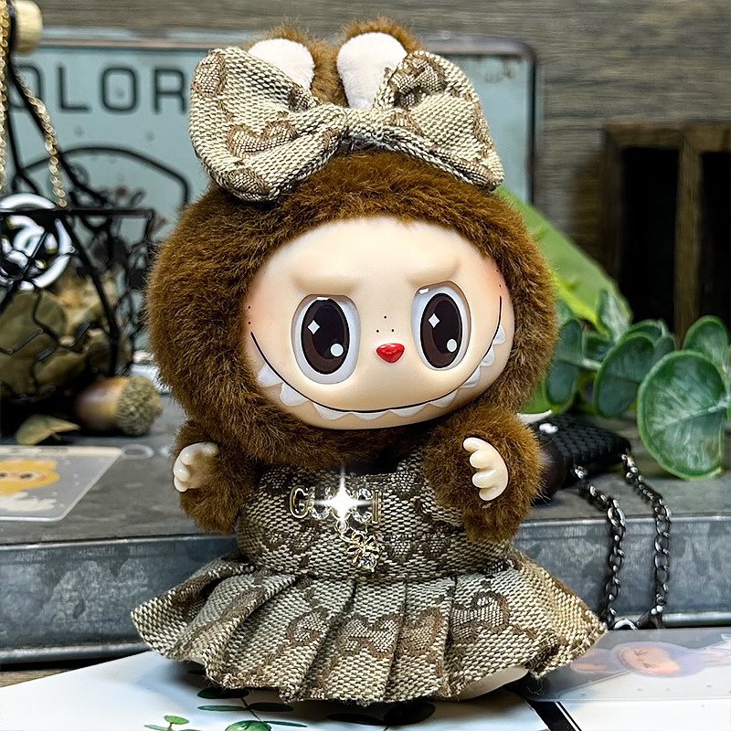 Labubu 4inch bag charm clothes outfits - 062381