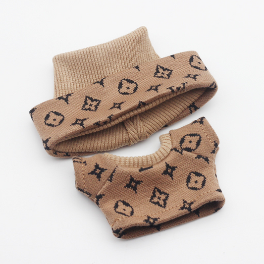 4inch bag charm cute custom clothes outfits - lv logo - 062396