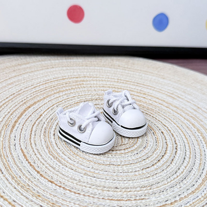 4inch bag charm cute custom fashion accessories - multiple color canvas shoes - 0712S