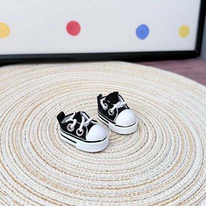 4inch bag charm cute custom fashion accessories - multiple color canvas shoes - 0712S