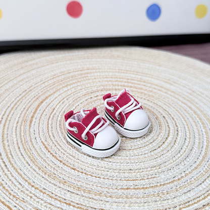 4inch bag charm cute custom fashion accessories - multiple color canvas shoes - 0712S