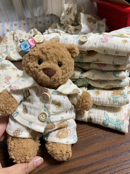 Bartholomew bear cute clothes outfits - Birthday puppy sleepwear(tiny/medium/large/huge)