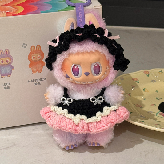 4inch bag charm crochet clothes outfits - MXM-H29