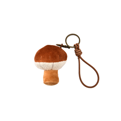 Plushf - plant leaf plush bag charm keychain - multiple color/style2