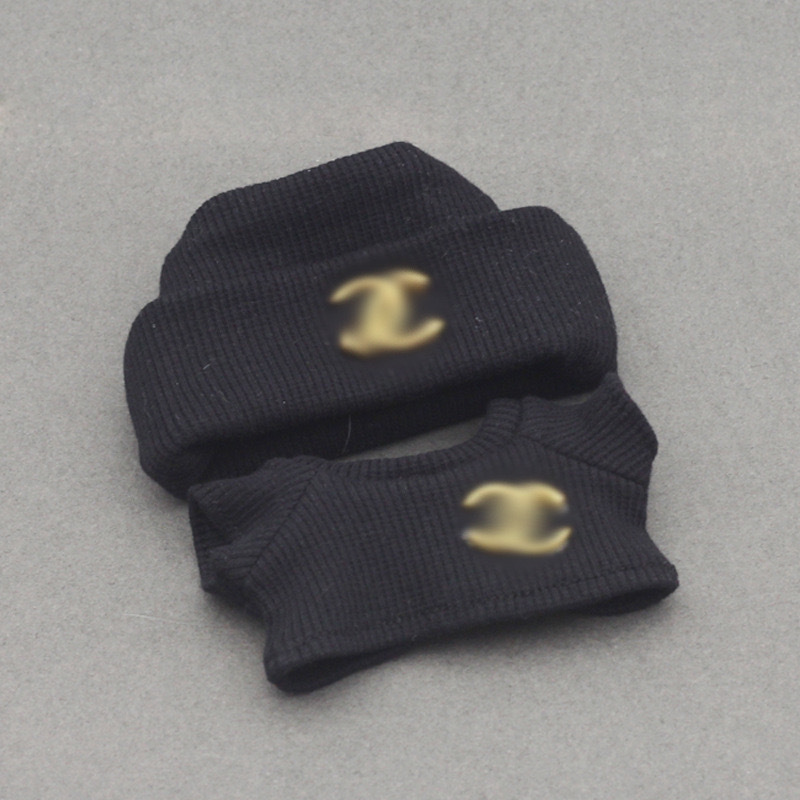 Labubu 4inch bag charm clothes outfits - CC logo - 062362