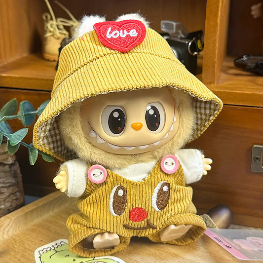 Labubu 4inch bag charm clothes outfits - 062319