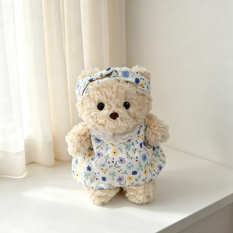 Lavender Blue Spring Doll Dress for Bartholomew Bear Plush – 7-Inch Outfit