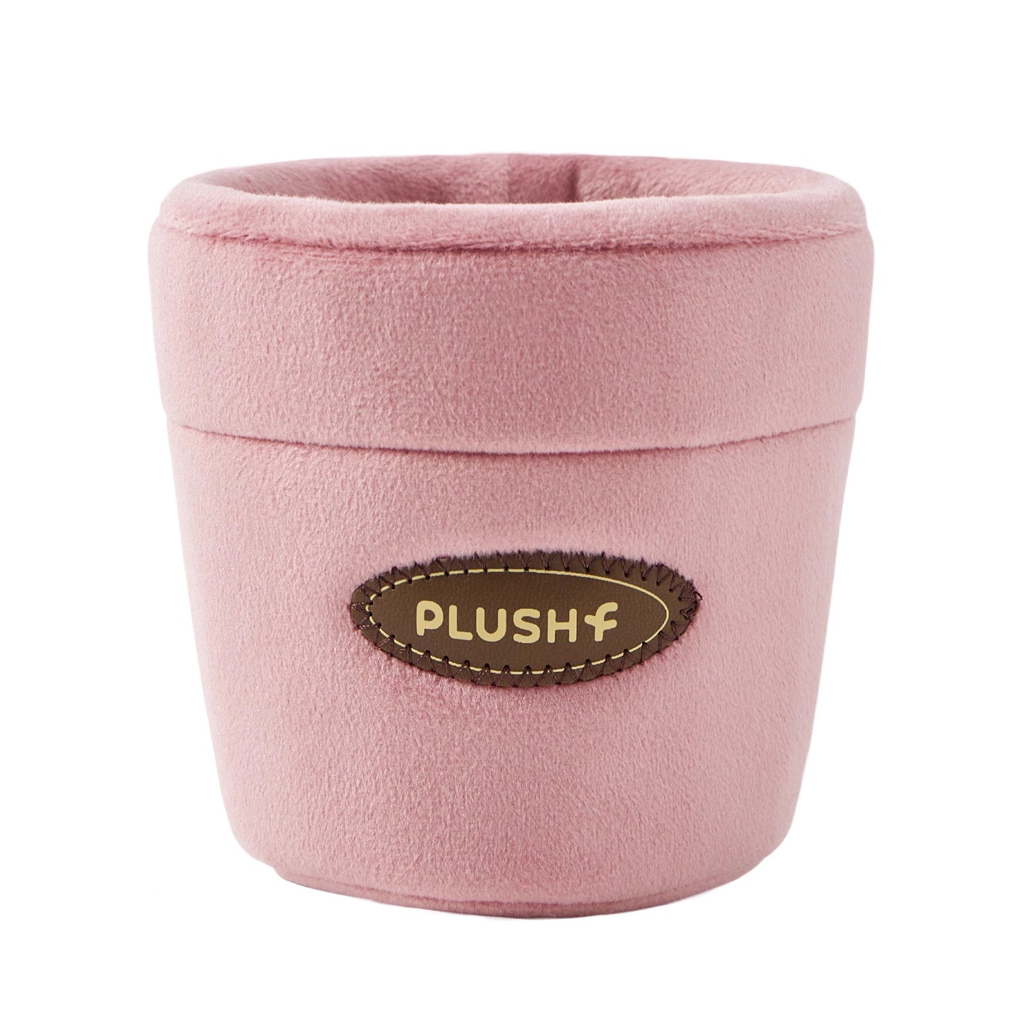 PlushWoods - Pink base flowerpot planter plush