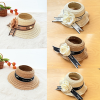 4inch bag charm cute custom fashion accessories - luxury straw hat - 0712H