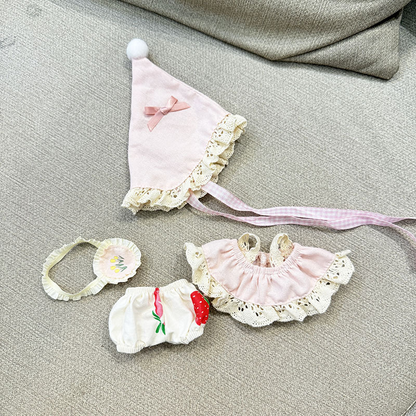 4inch bag charm cute custom clothes outfits - pink elf - 010111