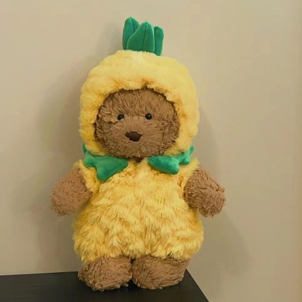 Medium bartholomew bear cute custom clothes outfits - pineapple